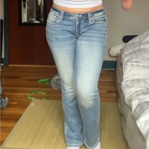 Miss Me Light Blue Boot Cut Jeans